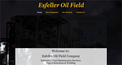 Desktop Screenshot of esfelleroilfield.com